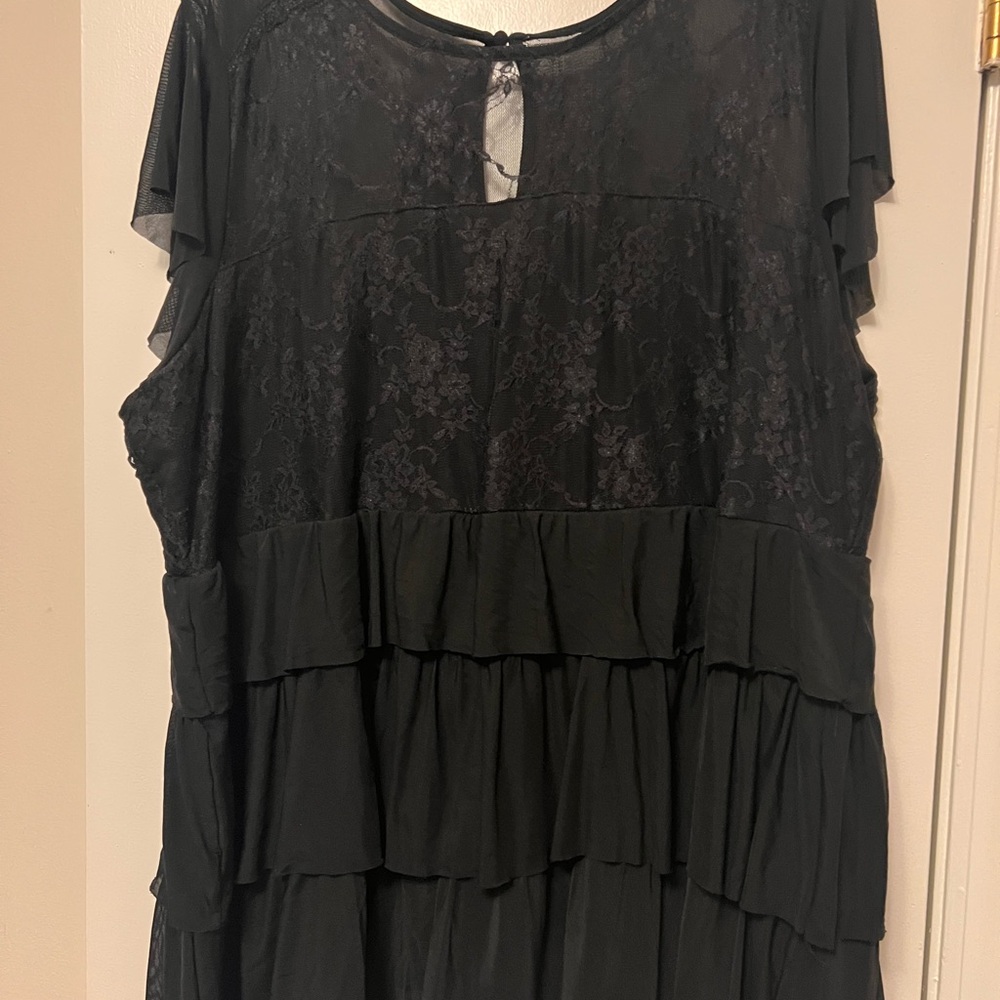 Torrid Black Lace Blouse